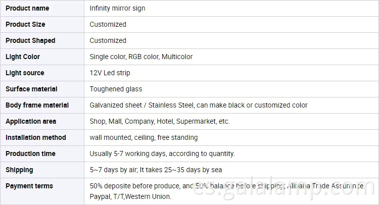 Infinity-Espejo-Túnel-Arte-Jardín-Decoración Infinity-Mirror-Tunnel-Art-Garden-Decor